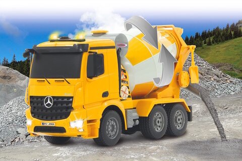 Camion Hormigonera Teledirigido Mezcladora de Hormigon Mercedes-Benz Arocs 1:20 2,4GHz